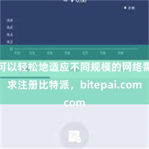可以轻松地适应不同规模的网络需求注册比特派，bitepai.com